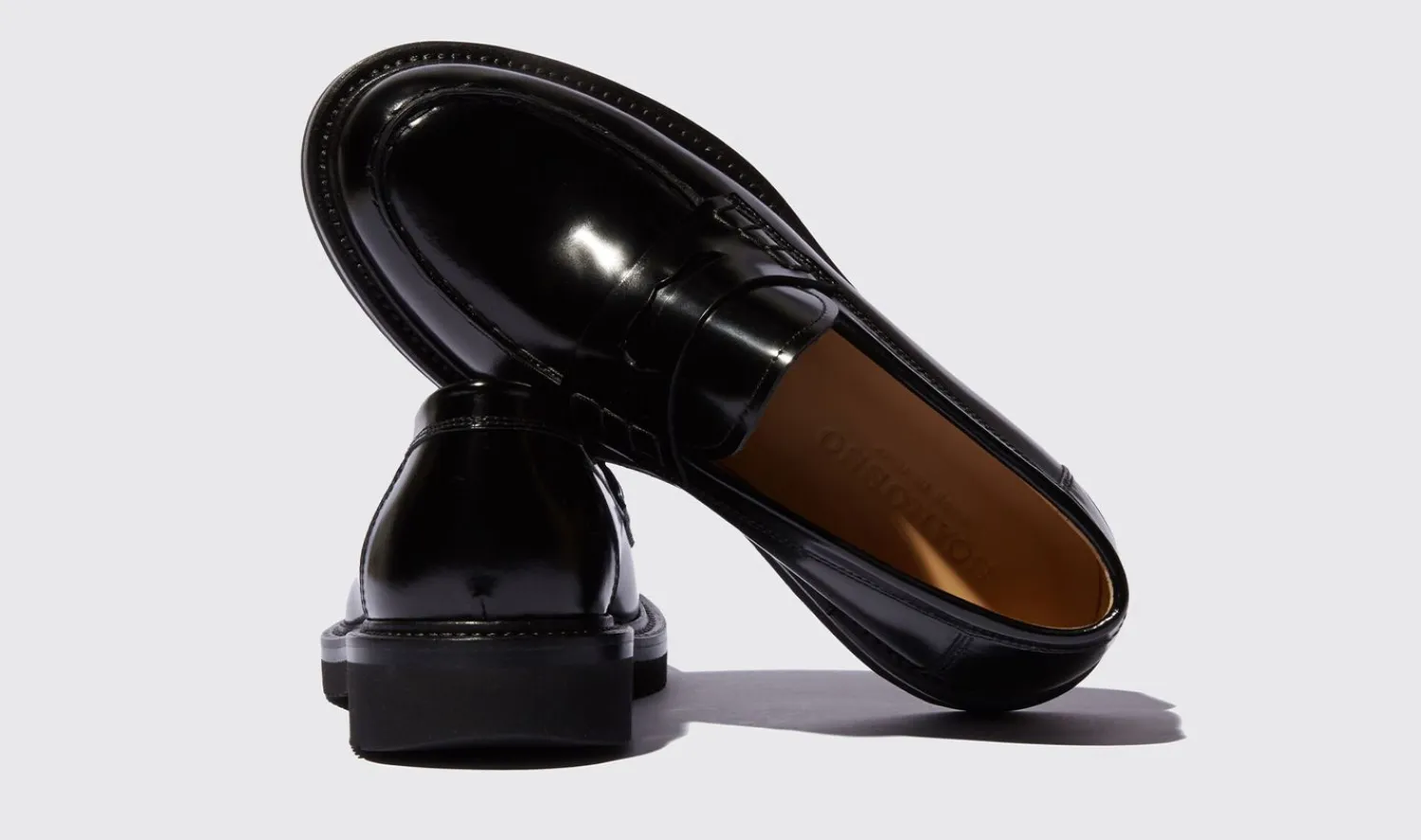 Sale Scarosso Michelle Black Bright Black - Brushed Calf