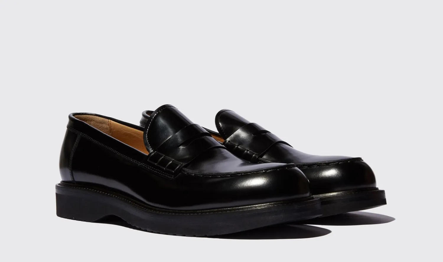 Best Scarosso Milo Black Bright Black - Brushed Calf
