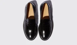 Best Scarosso Milo Black Bright Black - Brushed Calf