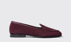 Outlet Scarosso Nele Red Suede Dark Red - Suede