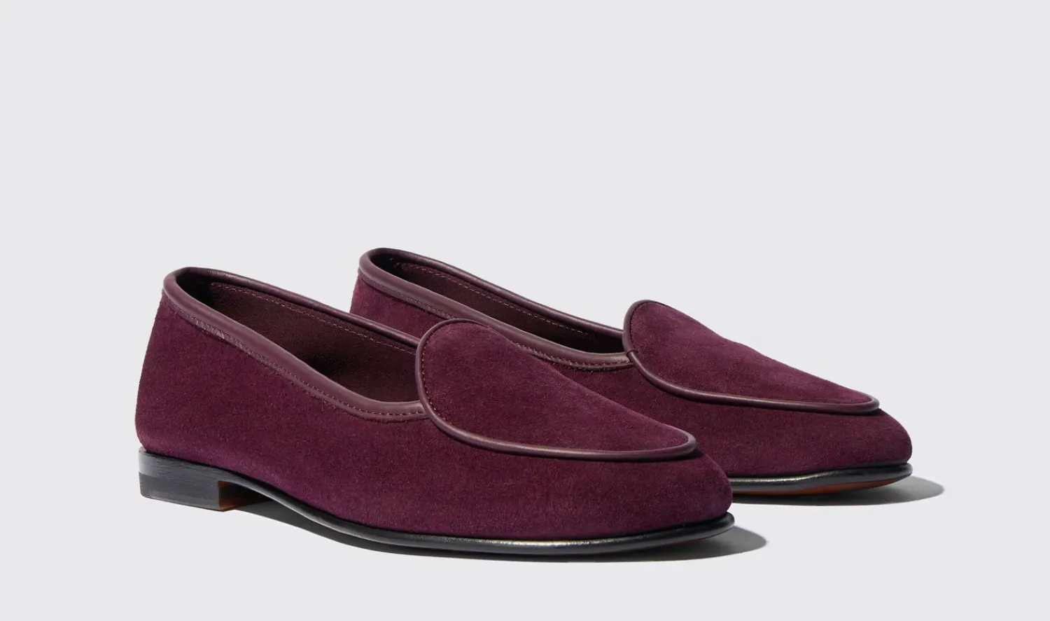Outlet Scarosso Nele Red Suede Dark Red - Suede