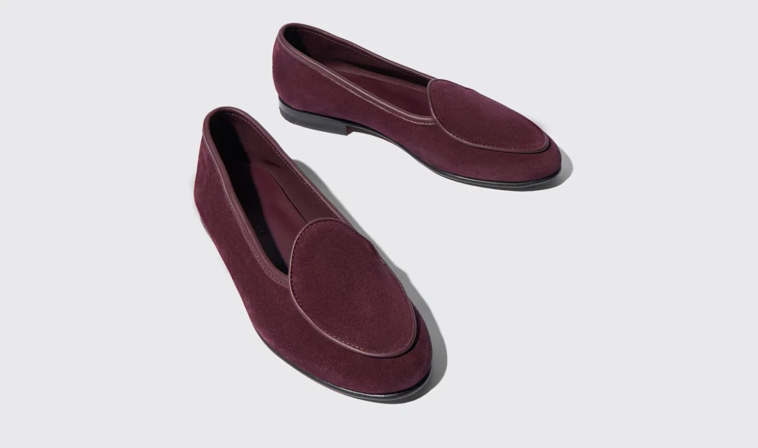 Outlet Scarosso Nele Red Suede Dark Red - Suede