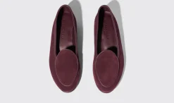 Outlet Scarosso Nele Red Suede Dark Red - Suede