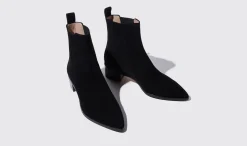 Fashion Scarosso Olivia Nera Scamosciata Black - Suede