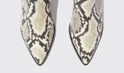 Outlet Scarosso Olivia Python Beige - Python-Printed Calf