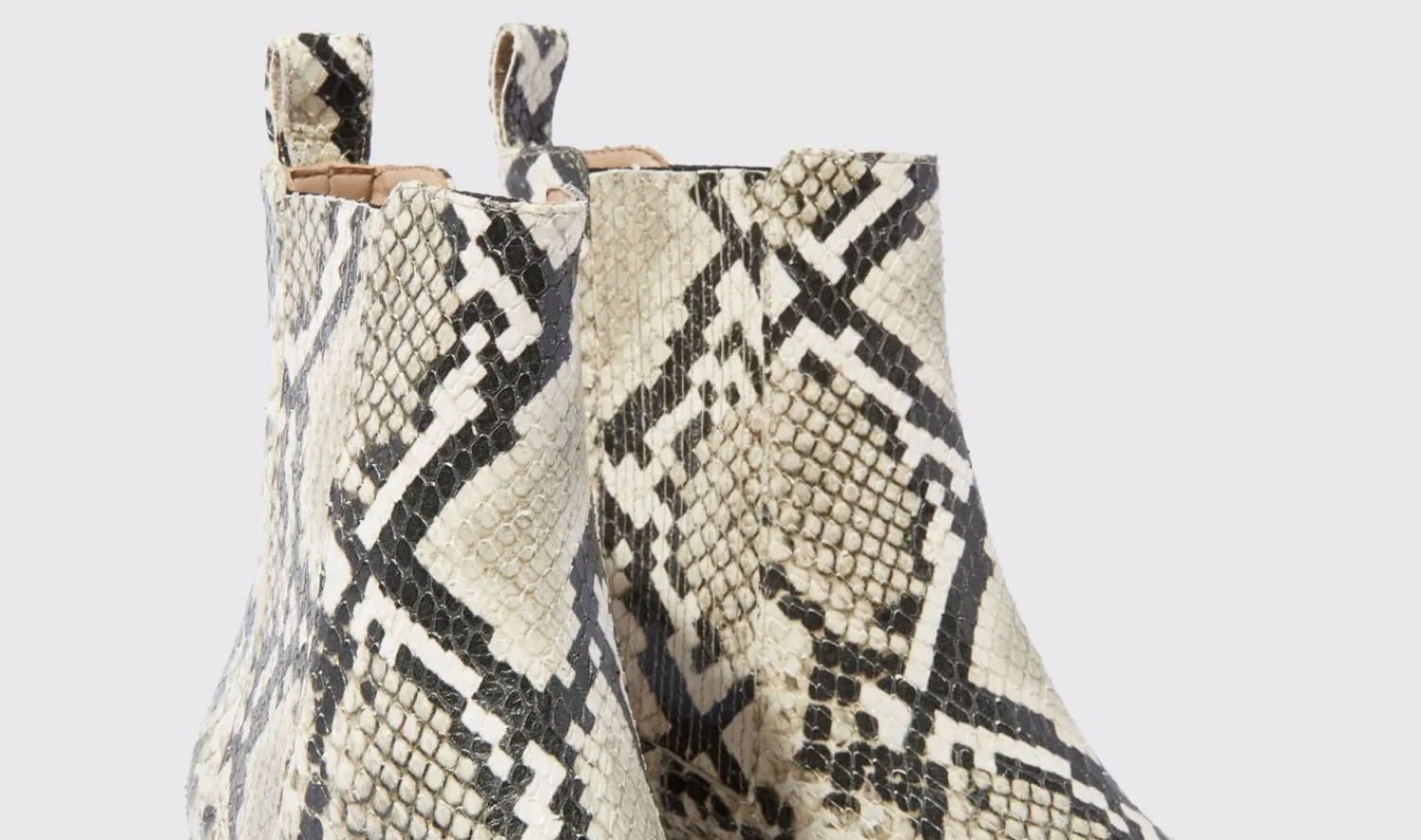 Outlet Scarosso Olivia Python Beige - Python-Printed Calf