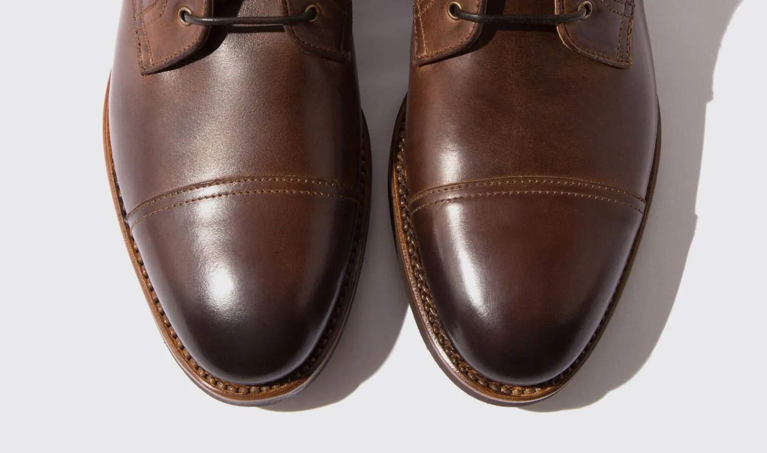 Outlet Scarosso Paolo Caramello Dark Brown - Calf