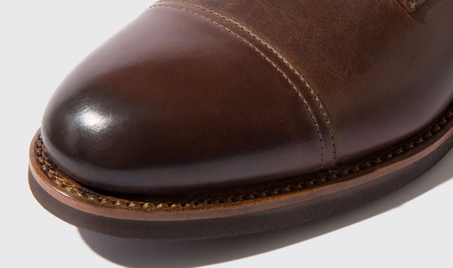 Outlet Scarosso Paolo Caramello Dark Brown - Calf
