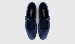 Online Scarosso Petra Blue Velvet Blue - Velvet