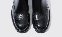 Cheap Scarosso Poppy Black Black - Polished Calf