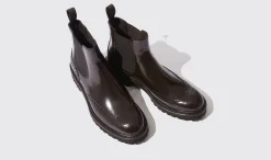 New Scarosso Poppy Brown Brown - Polished Calf