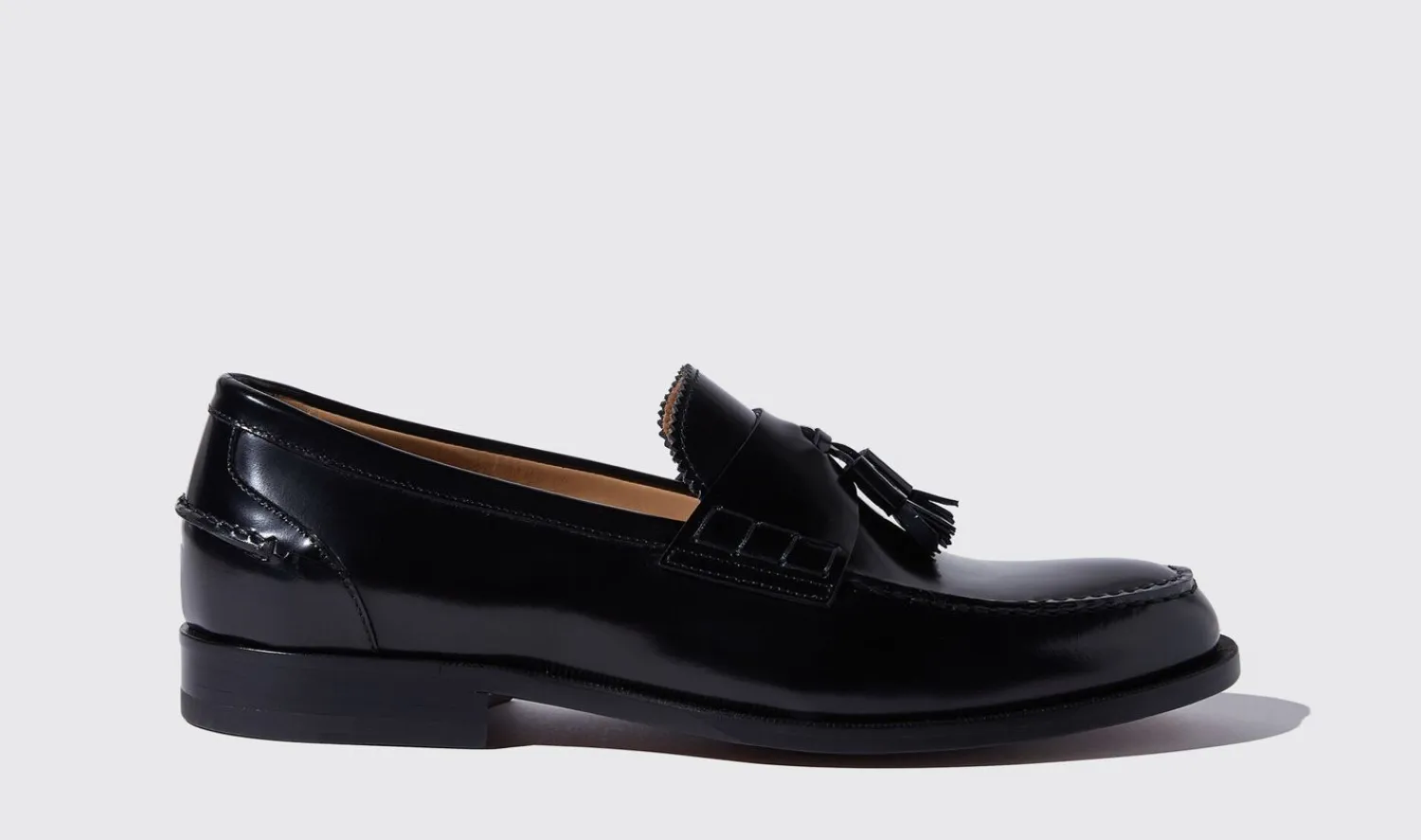 Best Sale Scarosso Ralph Black Bright Black - Brushed Calf