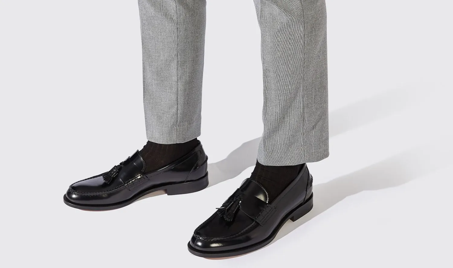 Best Sale Scarosso Ralph Black Bright Black - Brushed Calf