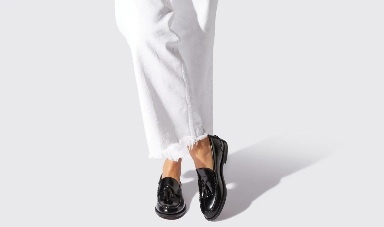 Hot Scarosso Ralphine Black Bright Black - Brushed Calf