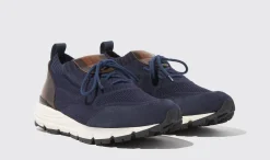 Online Scarosso Robbie Blue Blue - Knit
