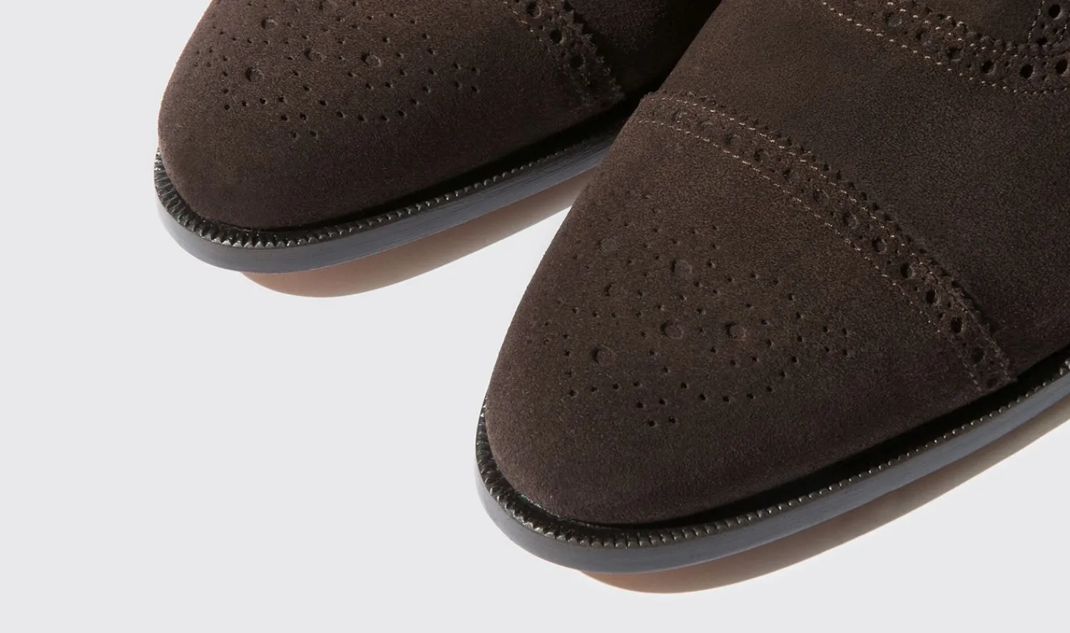 Shop Scarosso Roberto Dark Brown Suede