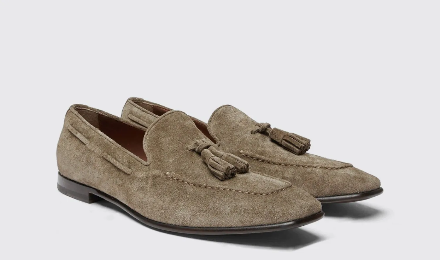 Fashion Scarosso Rodolfo Taupe Suede Taupe - Suede