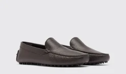 Shop Scarosso Scott Brown Grain Brown Grain - Calf