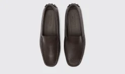Shop Scarosso Scott Brown Grain Brown Grain - Calf