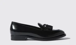 Online Scarosso Sienna Black Bright Black - Brushed Calf