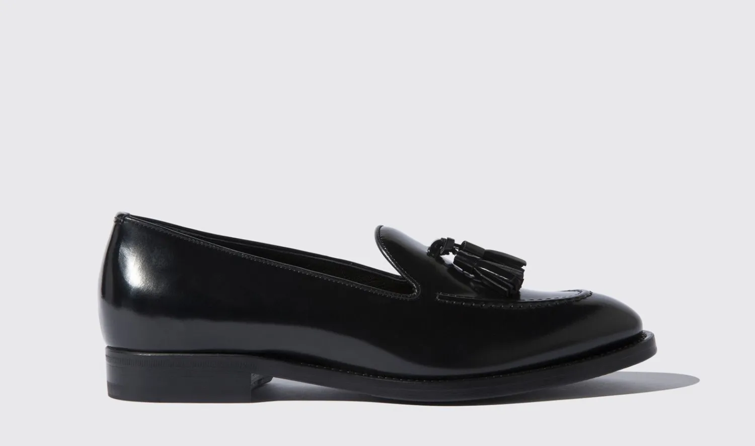 Online Scarosso Sienna Black Bright Black - Brushed Calf
