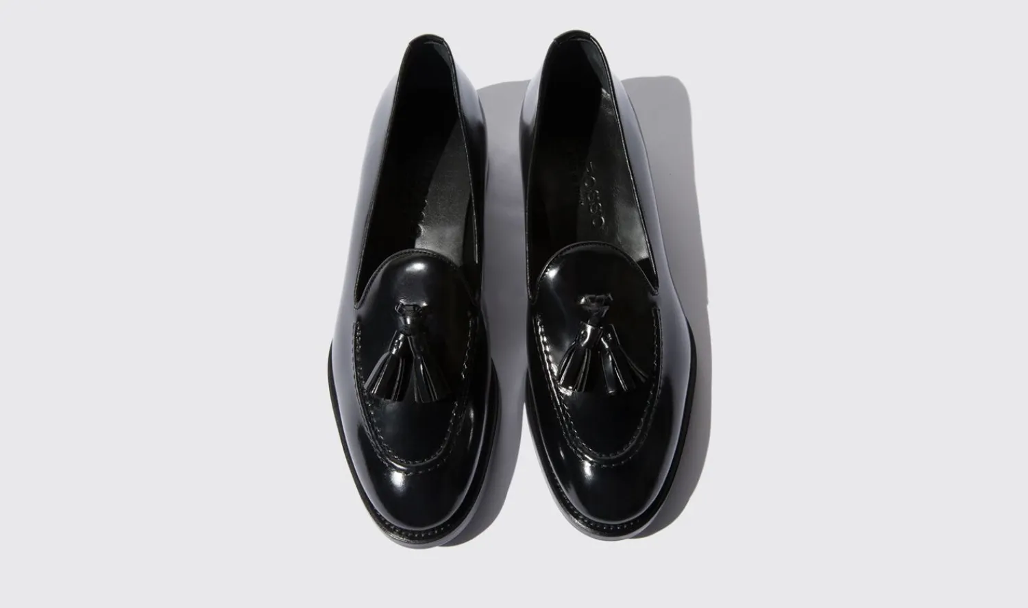 Online Scarosso Sienna Black Bright Black - Brushed Calf