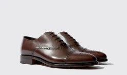 Cheap Scarosso Silvio Dark Brown Calf