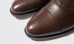 Cheap Scarosso Silvio Dark Brown Calf