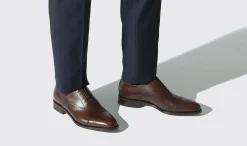 Cheap Scarosso Silvio Dark Brown Calf