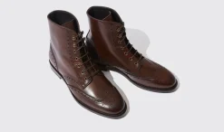 Cheap Scarosso Stefania Marrone Dark Brown - Calf