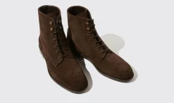 Hot Scarosso Stefania Marrone Scamosciata Brown - Suede
