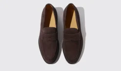 Online Scarosso Stefano Moro Dark Brown - Suede