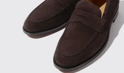 Online Scarosso Stefano Moro Dark Brown - Suede