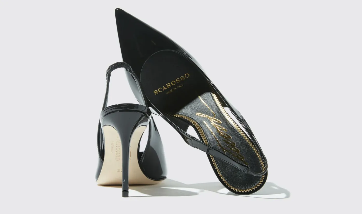 Shop Scarosso Sutton Black Patent Black - Patent