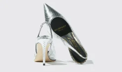 Cheap Scarosso Sutton Silver Elaphe Silver - Elaphe