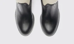 Online Scarosso Tess Black Canvas Black - Calf
