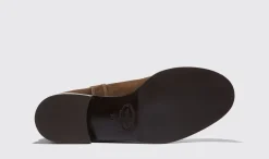 Cheap Scarosso Tess Brown Suede Brown - Suede