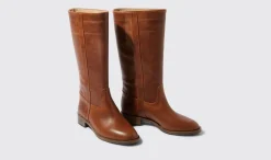 Cheap Scarosso Tess Cognac Cognac - Calf