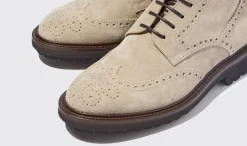 Best Sale Scarosso Thomas Sand Suede Sand - Suede