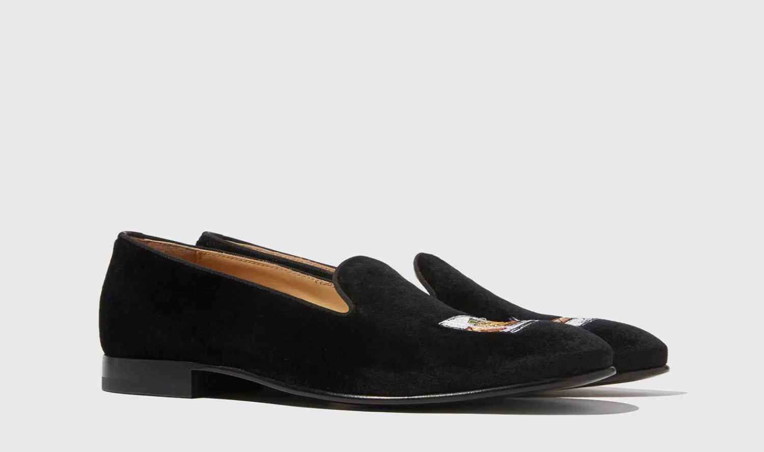 Cheap Scarosso Tom Black Velvet Black - Velvet