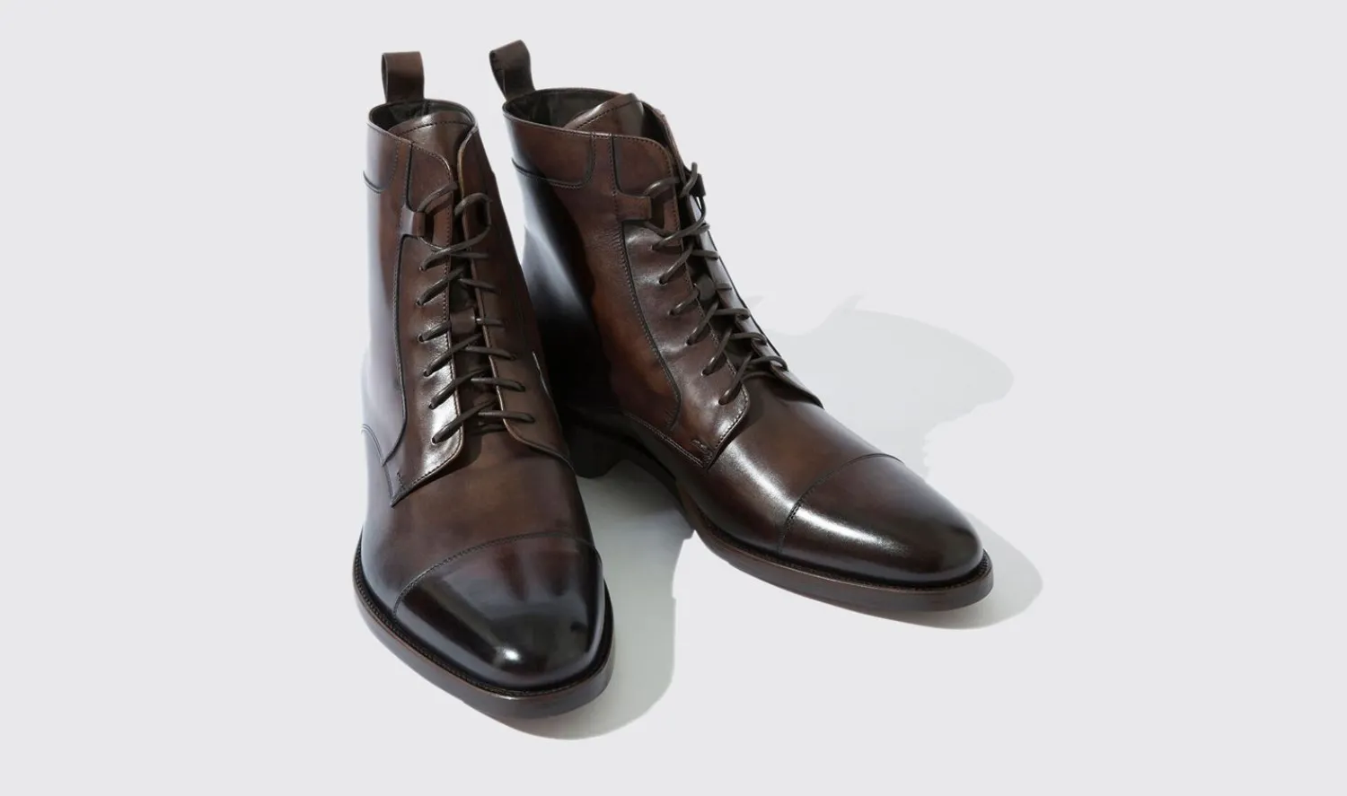 Clearance Scarosso Toto Ebano Dark Brown Calf