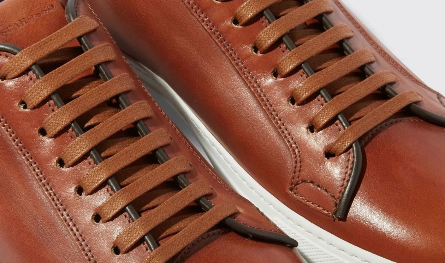 Discount Scarosso Ugo Marrone Hand-Finished Brown - Calf