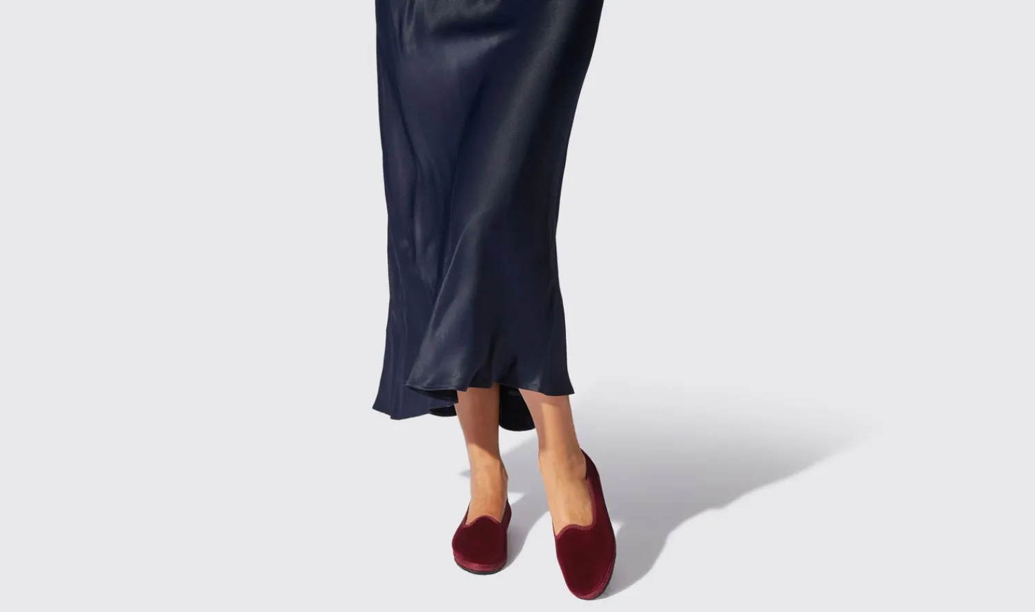 Store Scarosso Valentina Bordeaux Velluto Burgundy - Velvet
