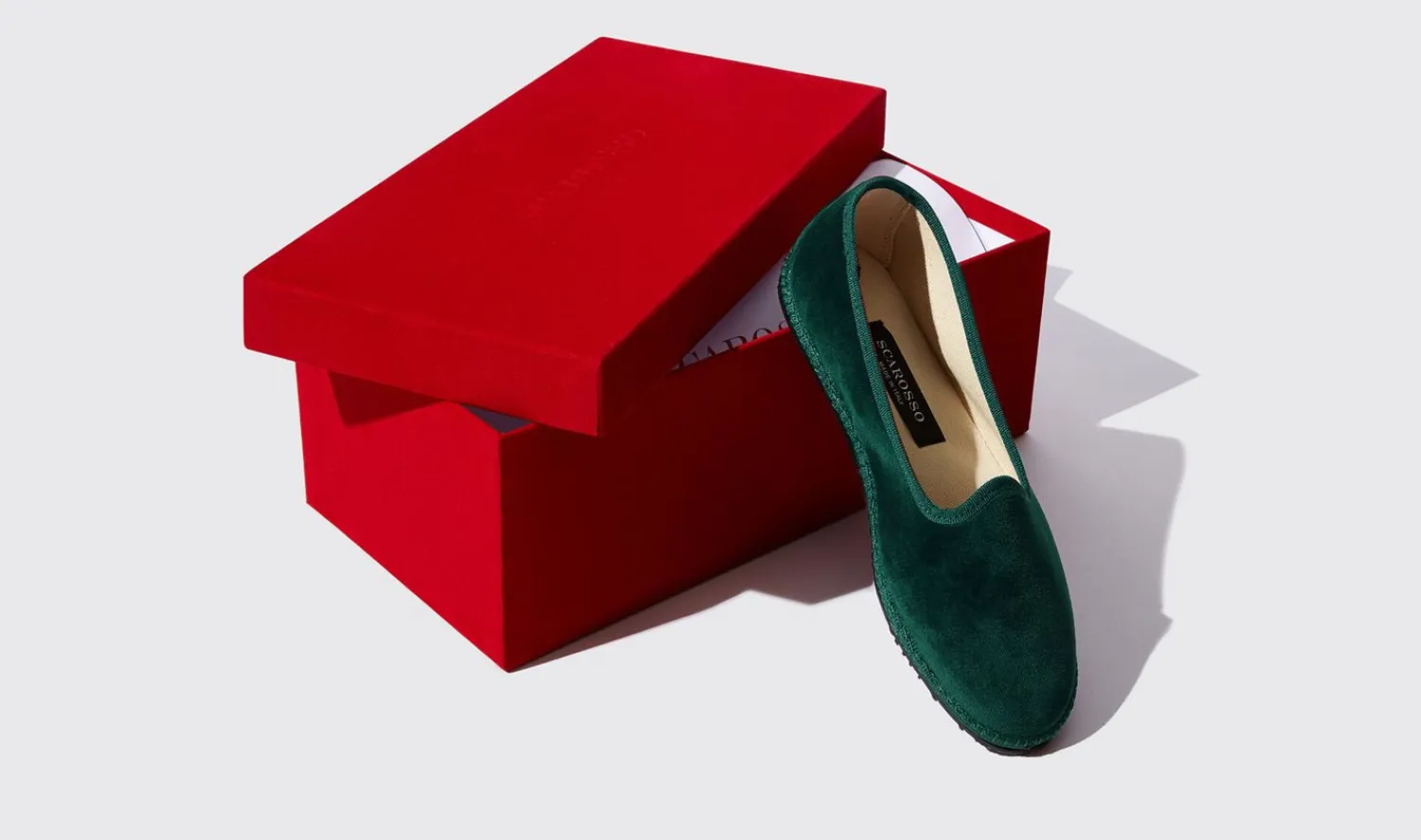 Flash Sale Scarosso Valentina Verde Velluto Green - Velvet