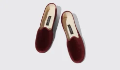 Best Scarosso Valentino Bordeaux Velluto Burgundy - Velvet