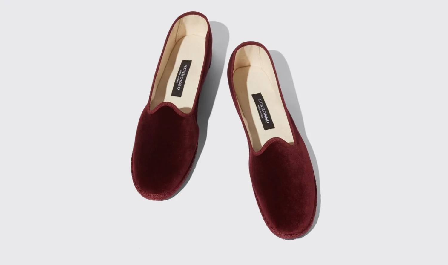 Best Scarosso Valentino Bordeaux Velluto Burgundy - Velvet