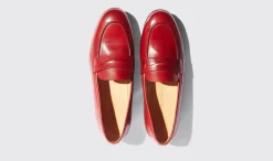 Best Sale Scarosso Valeria Rossa Red - Calf