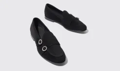 Shop Scarosso Virginia Black Strass Black - Strass Suede