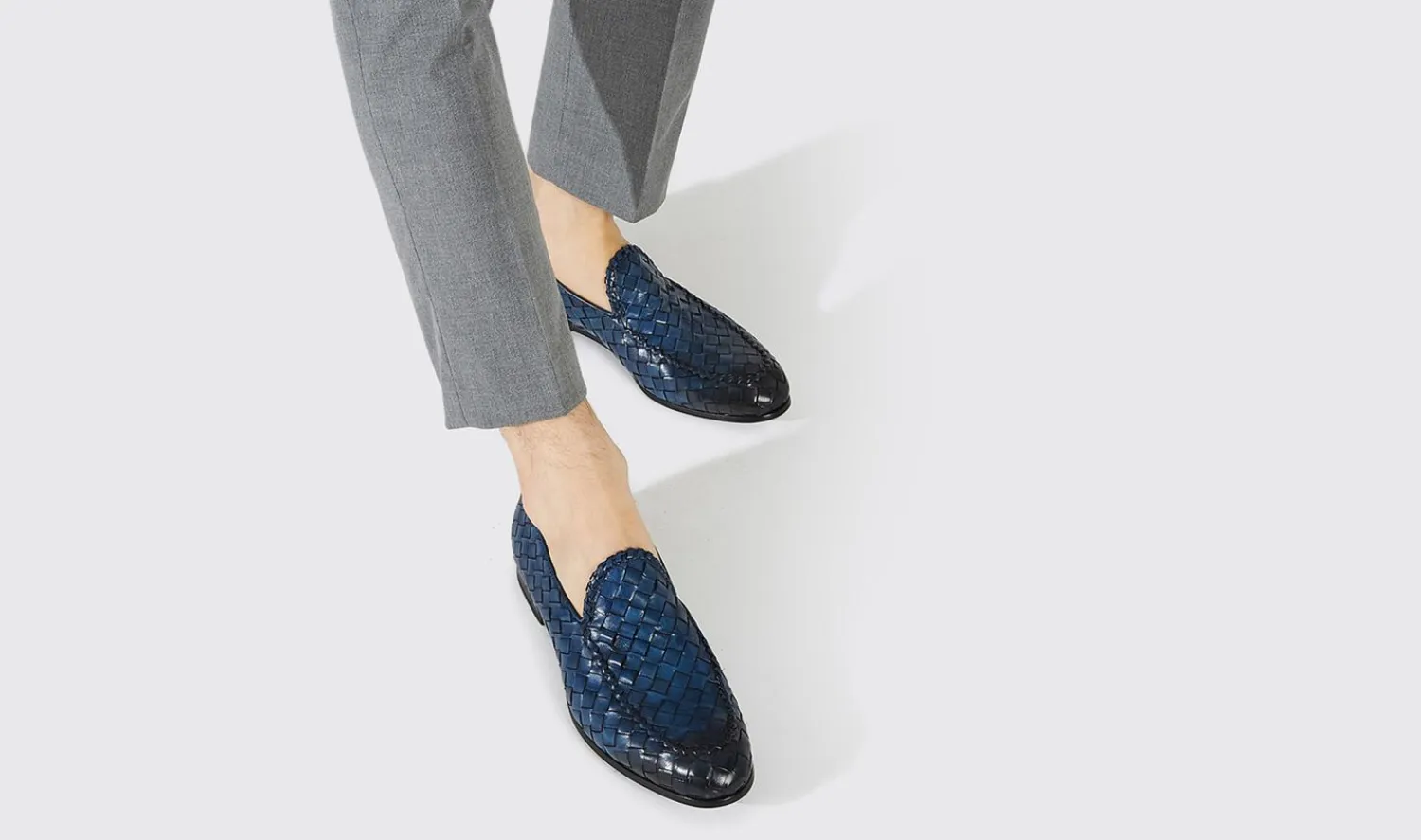 Shop Scarosso Vittorio Blu Blue - Calf