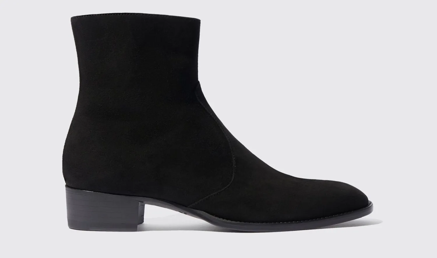 Store Scarosso Warren Black Suede Black - Suede